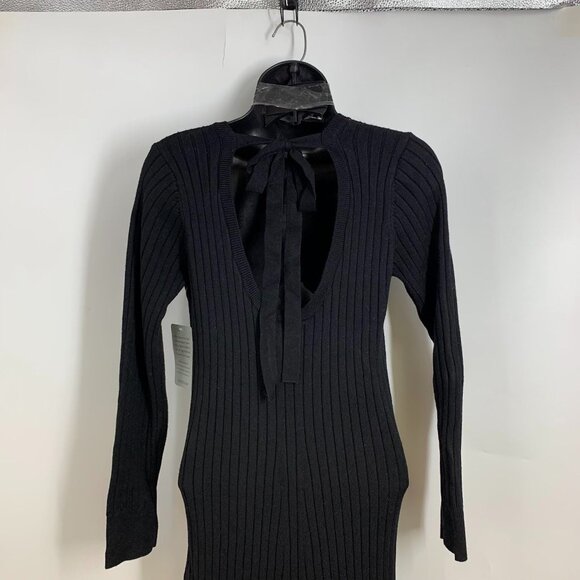 Wayf Emily x Dede Women's Ribbed Knit Sweater Midi Dress Size XS NWT - Picture 3 of 14